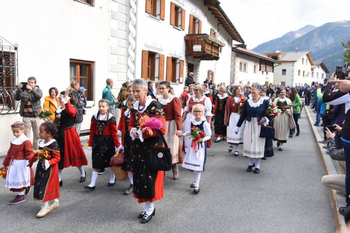 Jeden Herbst findet in Valchava ein Erntedankfest statt