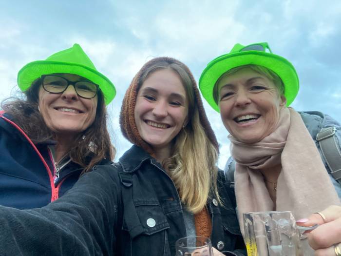 Marianne Werro schätzt die gute Stimmung beim Après-Ski.