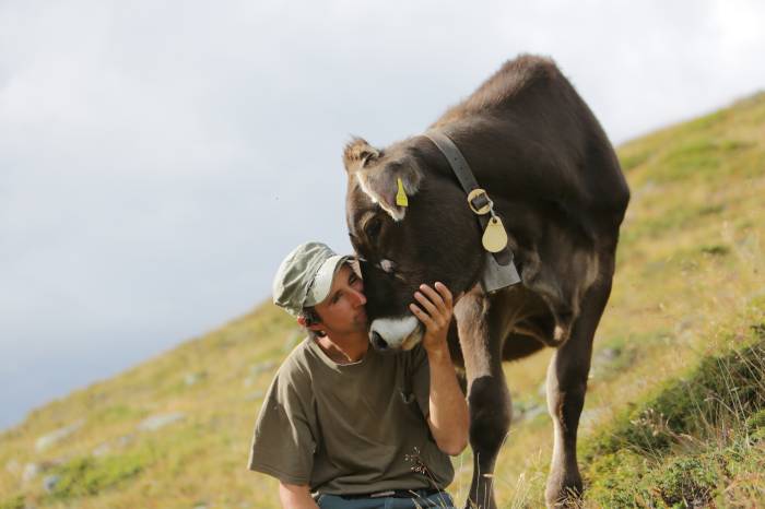 Linard Caviezel ist 39 Jahre alt und in Müstair aufgewachsen. Nach der Schreinerlehre hat er im Sommer als Hirt die Alp Mora bewirtschaftet und im Winter in einem Schreinereibetrieb gearbeitet. Seine Heimat und die Berge sind sein Lebenselixier. 