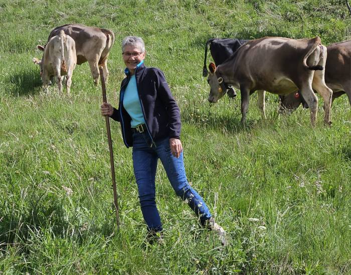 Seit über zehn Jahren ist Marianne Dandler nun Hirtin. Vorher war sie im Service tätig.