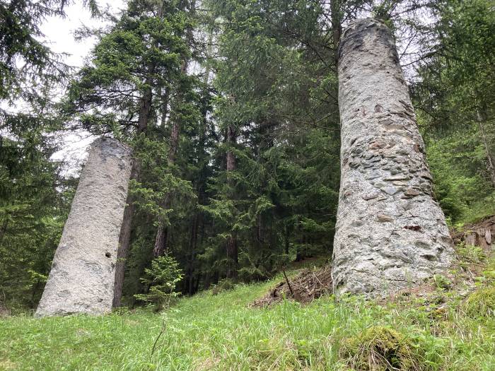 Wirkt immer noch eindrücklich: Der ehemalige Galgen bei Zernez.