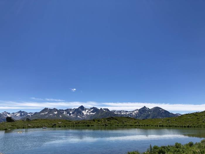 Die Aussicht aus dem Lai Ruduond ist fantastisch.