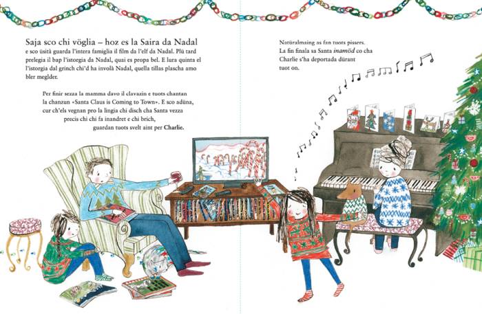 Il cudesch original in inglais «The Empty Stocking» es scrit dal renomnà autur Richard Curtis.