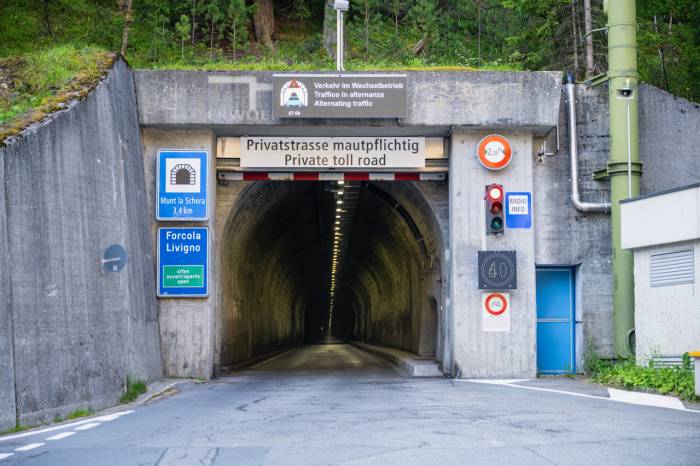 Der Tunnel Munt la Schera ist das Nadelöhr auf dem Weg nach Livigno. 