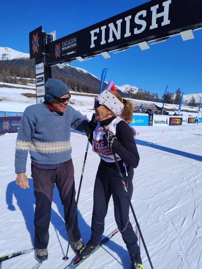 Mia Mathis nimmt auch mit 86 noch am Marathon, respektive Frauenlauf teil.