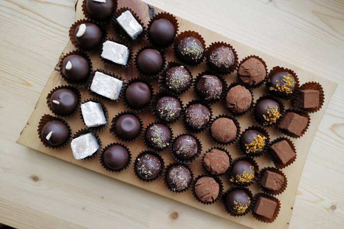 Genuss vom Feinsten - die Pralinés-Kreationen aus dem Hotel Münsterhof.