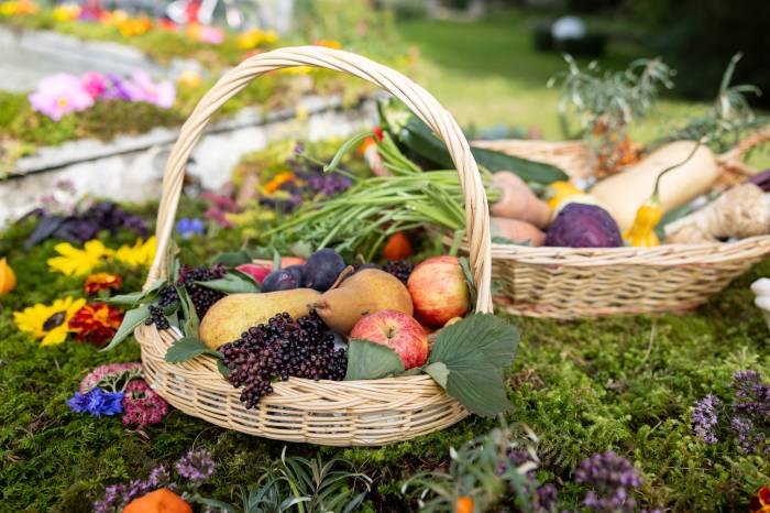 Das Erntedankfest wird aus Dankbarkeit für die reiche Ernte des Sommers gefeiert.