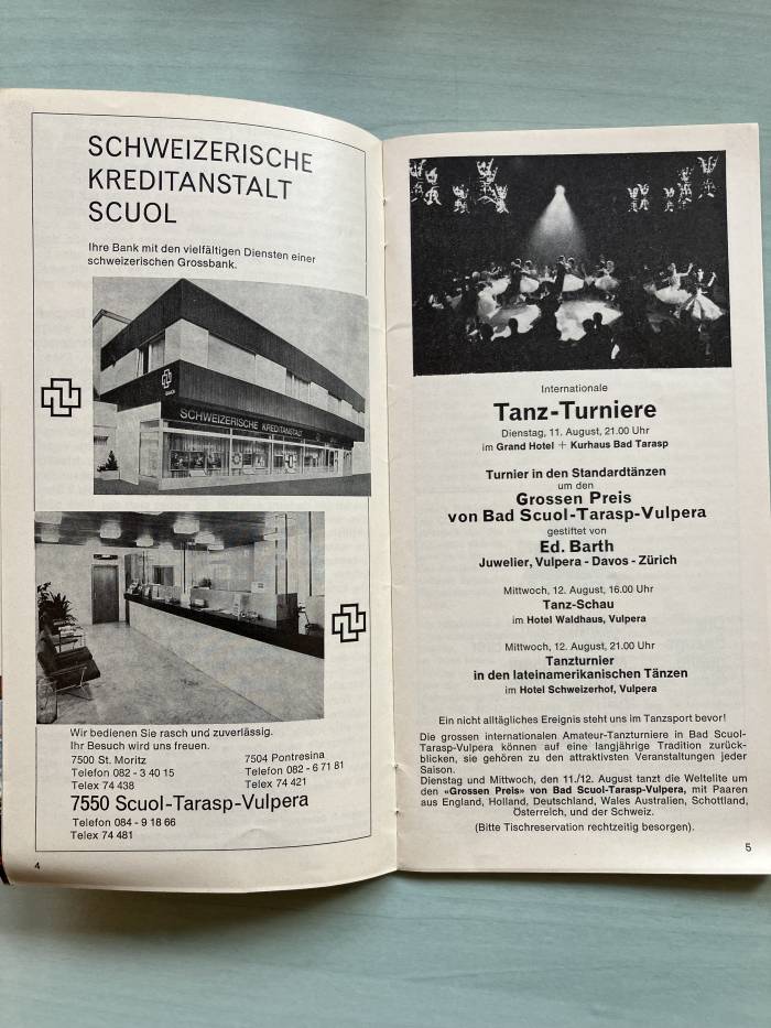 Sogar Tanzturniere fanden hier einst statt.