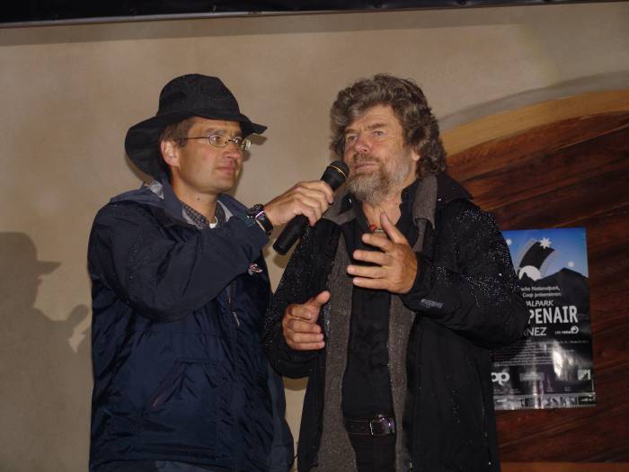 Unvergessen, der Auftritt von Reinhold Messner 2010.