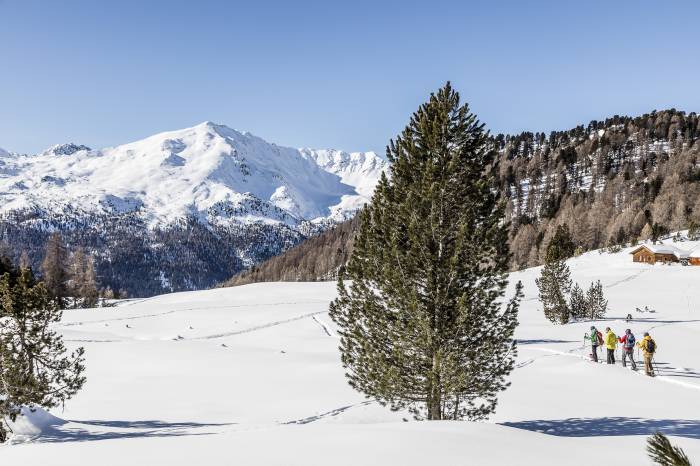 Eines der ruhigeren Erlebnisse: Schneeschuhwandern.