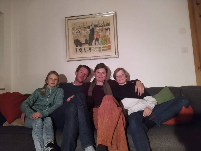 Filippa, Anders, Doris und Eskil sind von Zürich in ihr Paradies gezogen.
