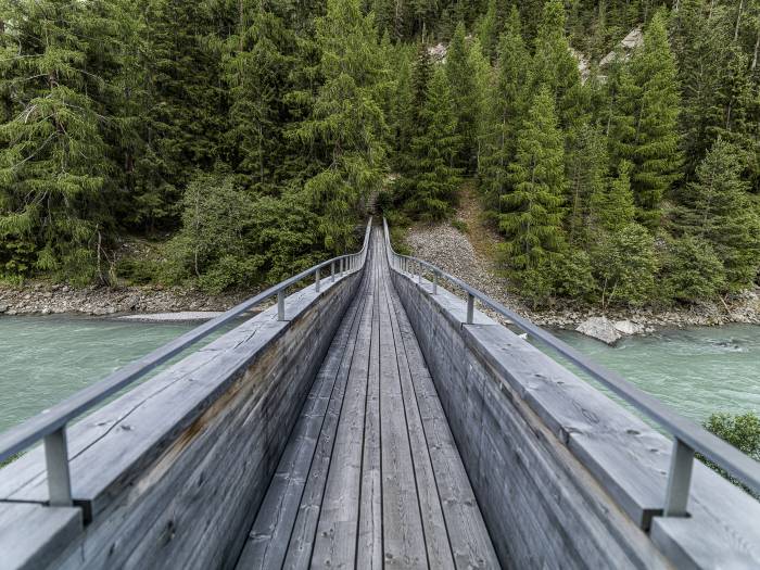 Die Brücke bei Güstizia.